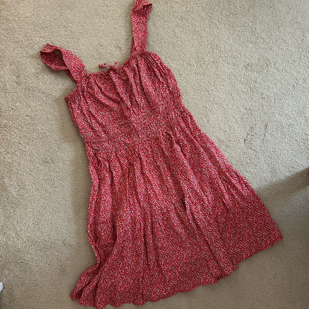 GAP Red and White Floral Dress - Picture 4 of 6